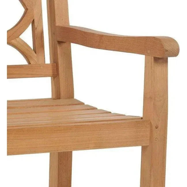 Chichester 2 - Person Teak Outdoor Bench - LOOMLAN - HiTeak - Outdoor Benches