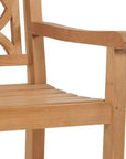 Chichester 2 - Person Teak Outdoor Bench - LOOMLAN - HiTeak - Outdoor Benches