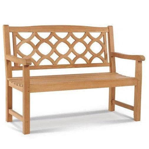 Chichester 2 - Person Teak Outdoor Bench - LOOMLAN - HiTeak - Outdoor Benches
