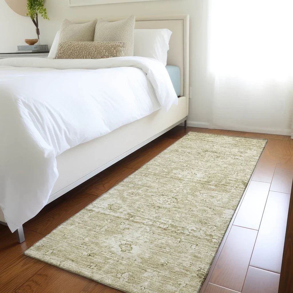 LOOMLAN Rugs Chroma Brown Washable Indoor-Outdoor Rug