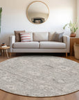 LOOMLAN Rugs Chroma Gray Washable Indoor-Outdoor Rug