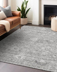 LOOMLAN Rugs Chroma Gray Washable Indoor-Outdoor Rug