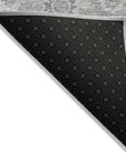 LOOMLAN Rugs Chroma Gray Washable Indoor-Outdoor Rug