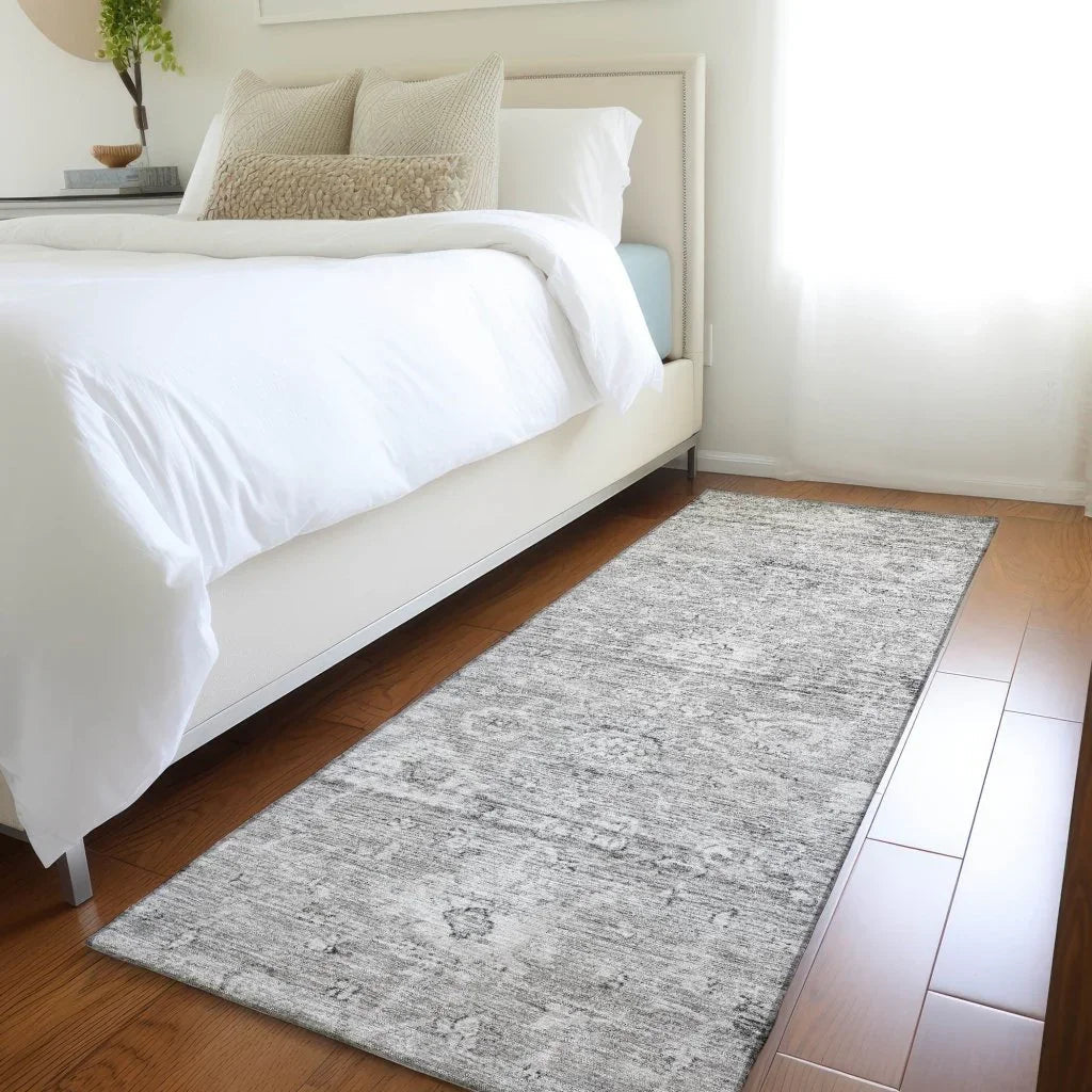 LOOMLAN Rugs Chroma Gray Washable Indoor-Outdoor Rug