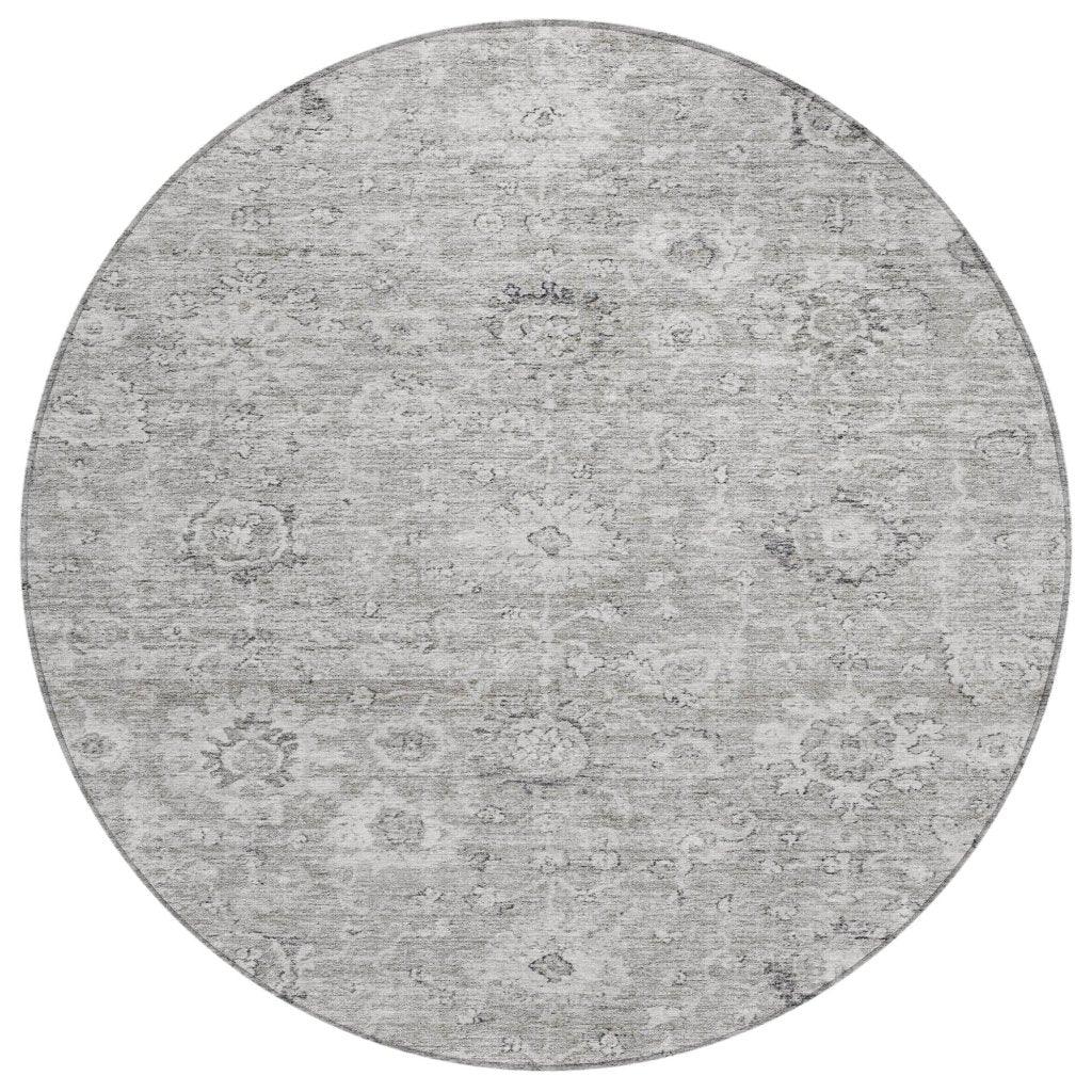 LOOMLAN Rugs Chroma Gray Washable Indoor-Outdoor Rug