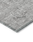 LOOMLAN Rugs Chroma Gray Washable Indoor-Outdoor Rug