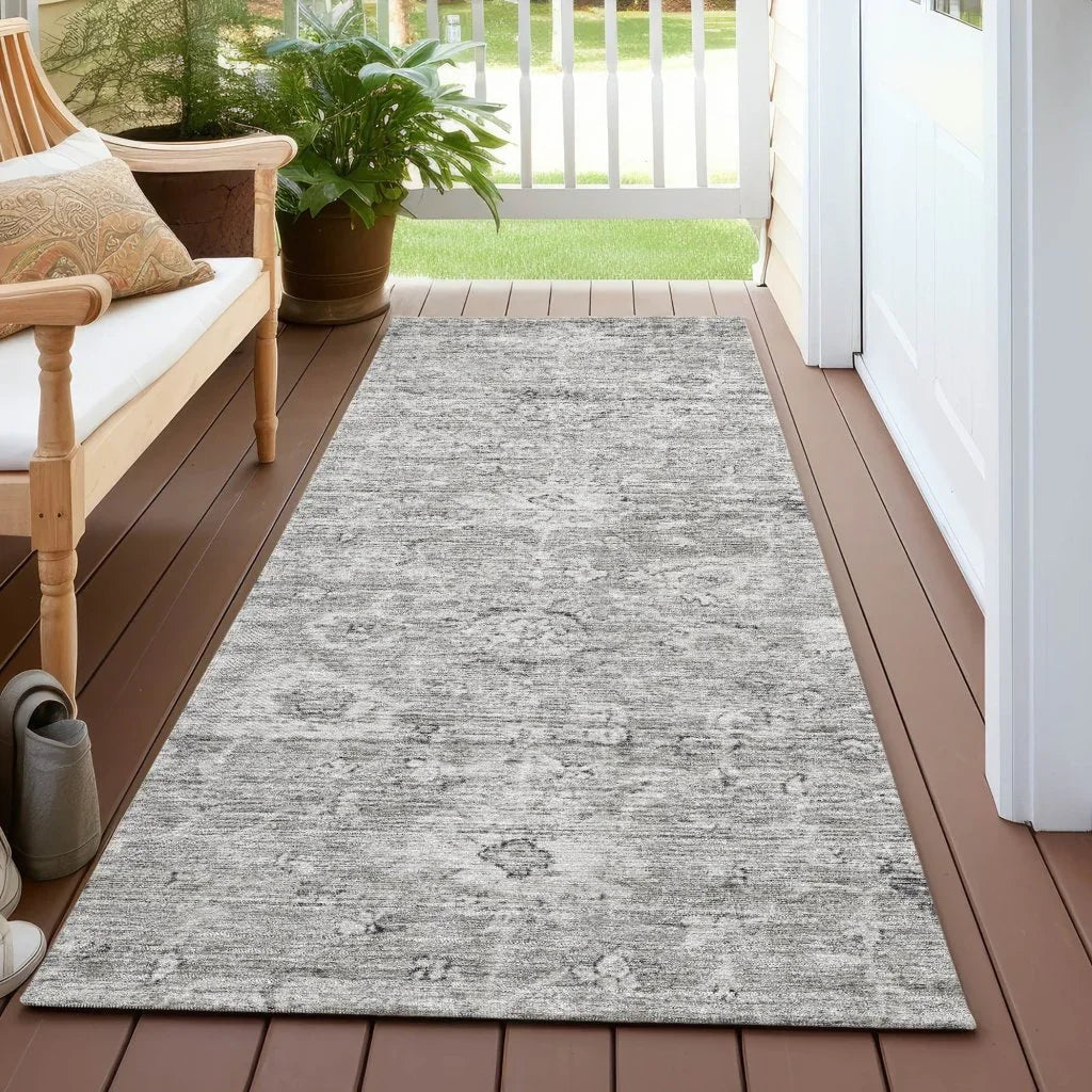 LOOMLAN Rugs Chroma Gray Washable Indoor-Outdoor Rug
