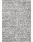 LOOMLAN Rugs Chroma Gray Washable Indoor-Outdoor Rug