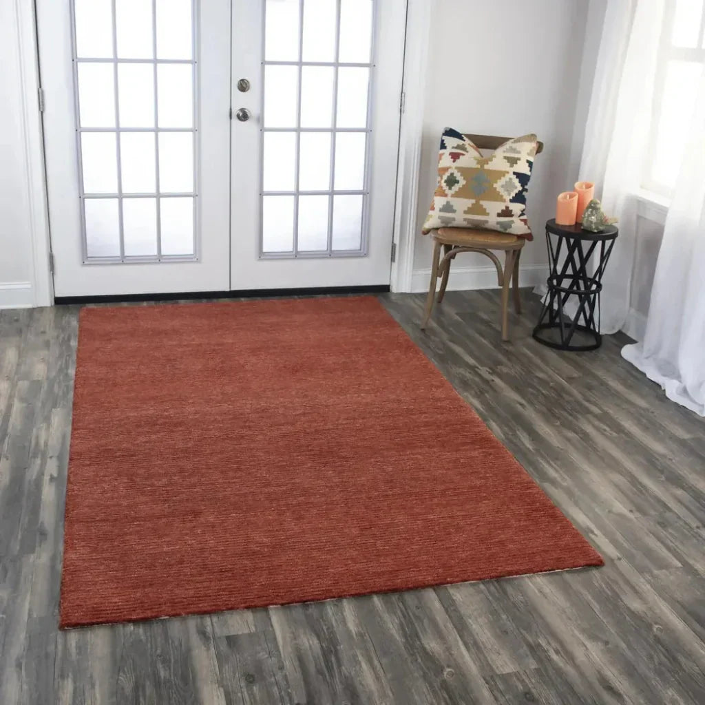 Cier 5x7 Indoor Outdoor Red Patio Rug - LOOMLAN - LOOMLAN - Outdoor Rugs