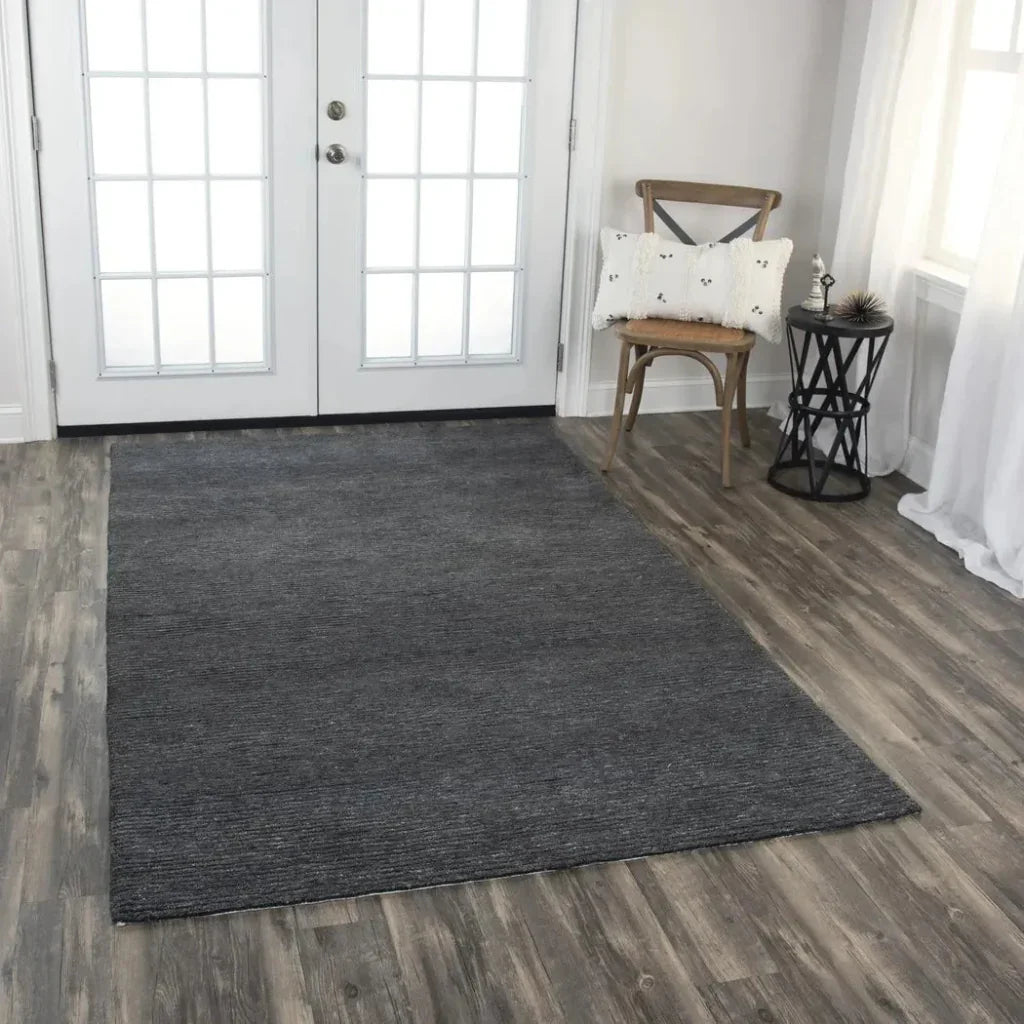 Cima 5x7 Indoor Outdoor Gray Patio Rug - LOOMLAN - LOOMLAN - Outdoor Rugs