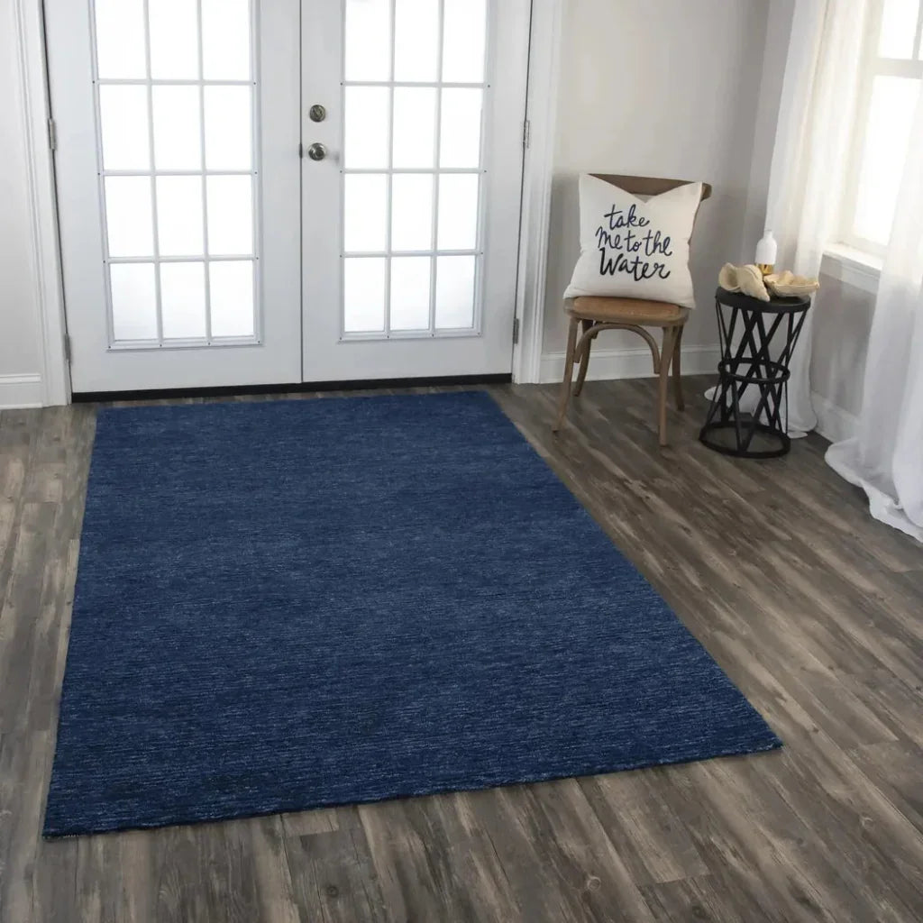 Cina 5x7 Indoor Outdoor Blue Patio Rug - LOOMLAN - LOOMLAN - Outdoor Rugs