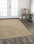 Cins 5x7 Indoor Outdoor Beige Patio Rug - LOOMLAN - LOOMLAN - Outdoor Rugs