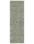 LOOMLAN Rugs Clara Green Washable Indoor-Outdoor Rug
