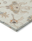 LOOMLAN Rugs Clara Ivory Washable Indoor-Outdoor Rug
