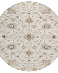 LOOMLAN Rugs Clara Ivory Washable Indoor-Outdoor Rug
