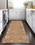 LOOMLAN Rugs Clara Orange Washable Indoor-Outdoor Rug