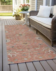 LOOMLAN Rugs Clara Pink Washable Indoor-Outdoor Rug