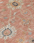 LOOMLAN Rugs Clara Pink Washable Indoor-Outdoor Rug