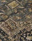 LOOMLAN Rugs Clarina Brown Washable Indoor-Outdoor Rug