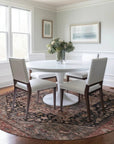 LOOMLAN Rugs Clarina Gray Washable Indoor-Outdoor Rug
