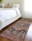 LOOMLAN Rugs Clarina Gray Washable Indoor-Outdoor Rug