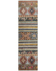 LOOMLAN Rugs Claritha Orange Washable Indoor-Outdoor Rug