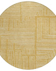 LOOMLAN Rugs Clayra Gold Washable Indoor-Outdoor Rug