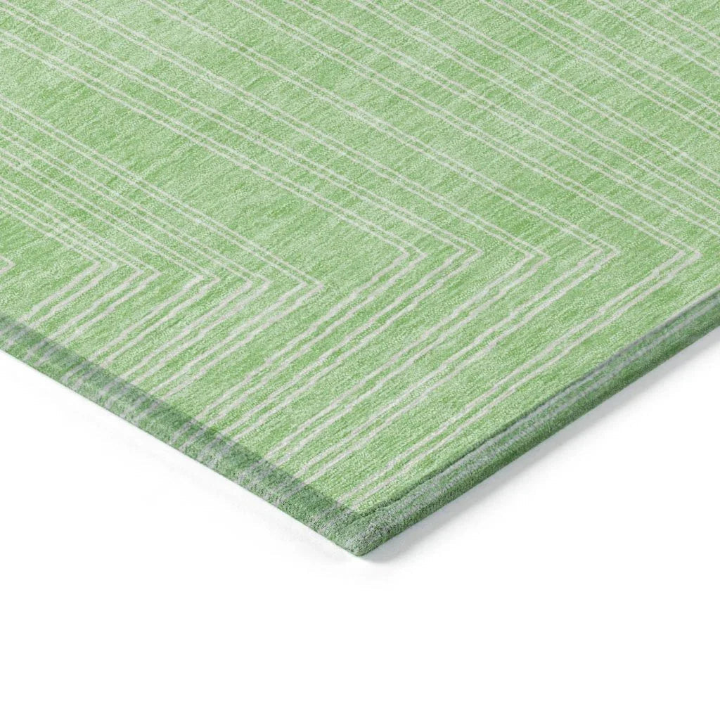 LOOMLAN Rugs Clayra Mint Washable Indoor-Outdoor Rug