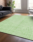 LOOMLAN Rugs Clayra Mint Washable Indoor-Outdoor Rug