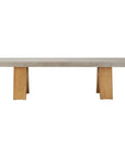 Clip 87 in Concrete Slate Grey Outdoor Dining Table - LOOMLAN - Seasonal Living - Outdoor Dining Tables