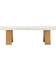 Clip Large Concrete White Outdoor Dining Table - LOOMLAN - Seasonal Living - Outdoor Dining Tables