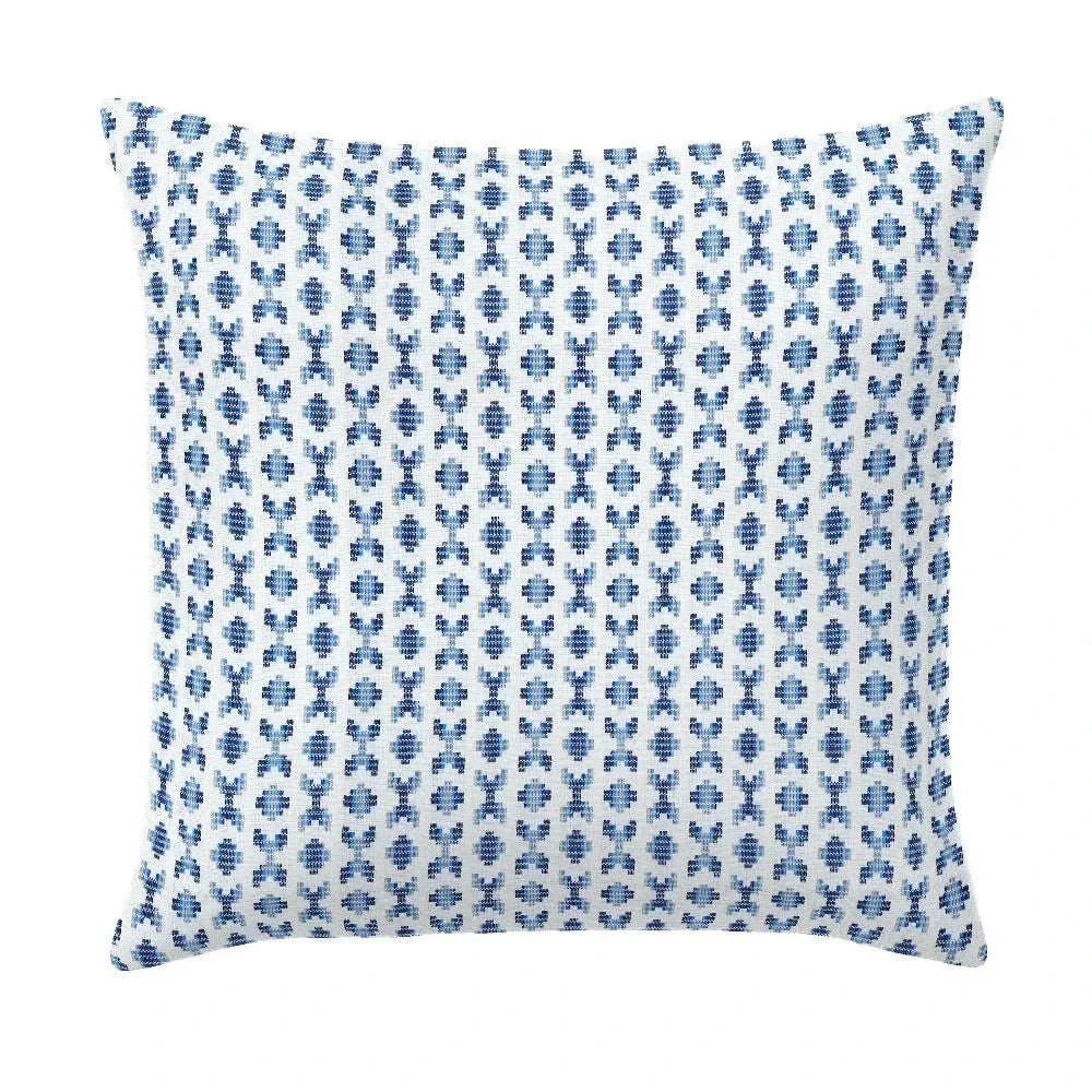 Clockwork Sky Handmade Outdoor Pillow - LOOMLAN - Earnest Collection - Outdoor Pillows