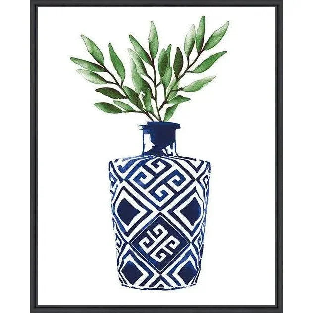 LOOMLAN Cobalt Geometric III d Canvas Art For Living Room