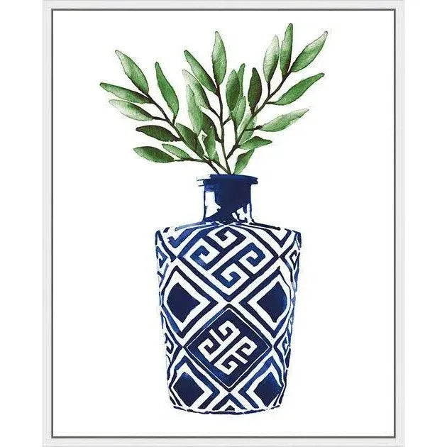 LOOMLAN Cobalt Geometric III d Canvas Art For Living Room
