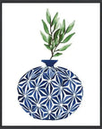 LOOMLAN Cobalt Geometric IV d Canvas Canvas Art For Living Room