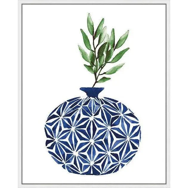 LOOMLAN Cobalt Geometric IV d Canvas Canvas Art For Living Room