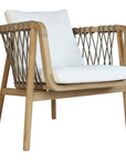 Coco Wood Framed Patio Chair - LOOMLAN - Artesia - Outdoor Accent Chairs