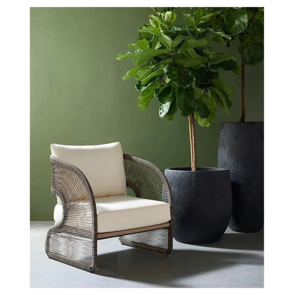 SUNPAN Coleus Concrete Round Outdoor Planter
