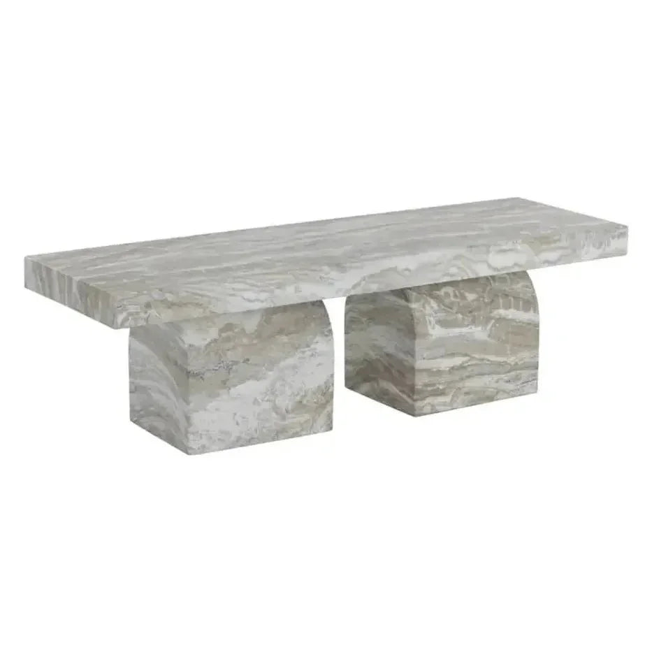 Colohan ModernOutdoor Concrete Bench - LOOMLAN - SUNPAN - Outdoor Benches