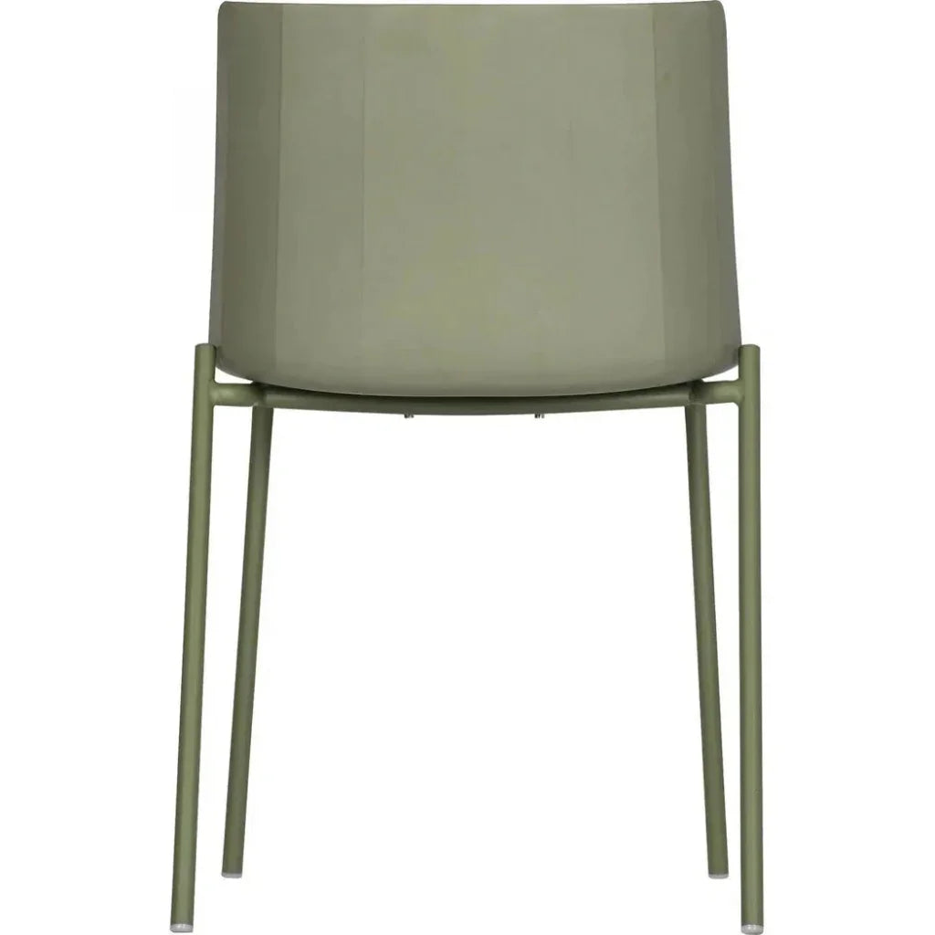 Commercial Grade Outdoor Green Dining Chair 2PC - LOOMLAN - Moe's Home - Outdoor Dining Chairs