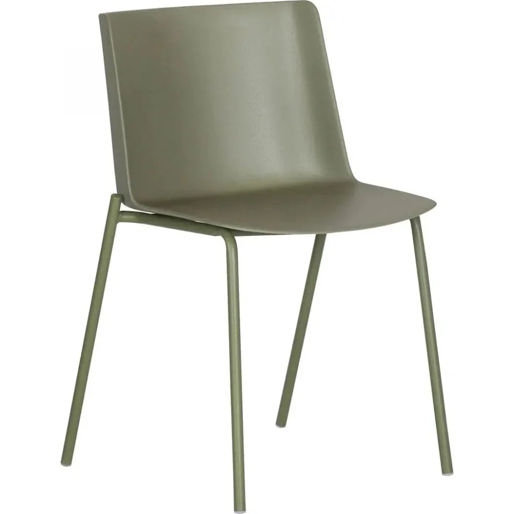 Commercial Grade Outdoor Green Dining Chair 2PC - LOOMLAN - Moe's Home - Outdoor Dining Chairs