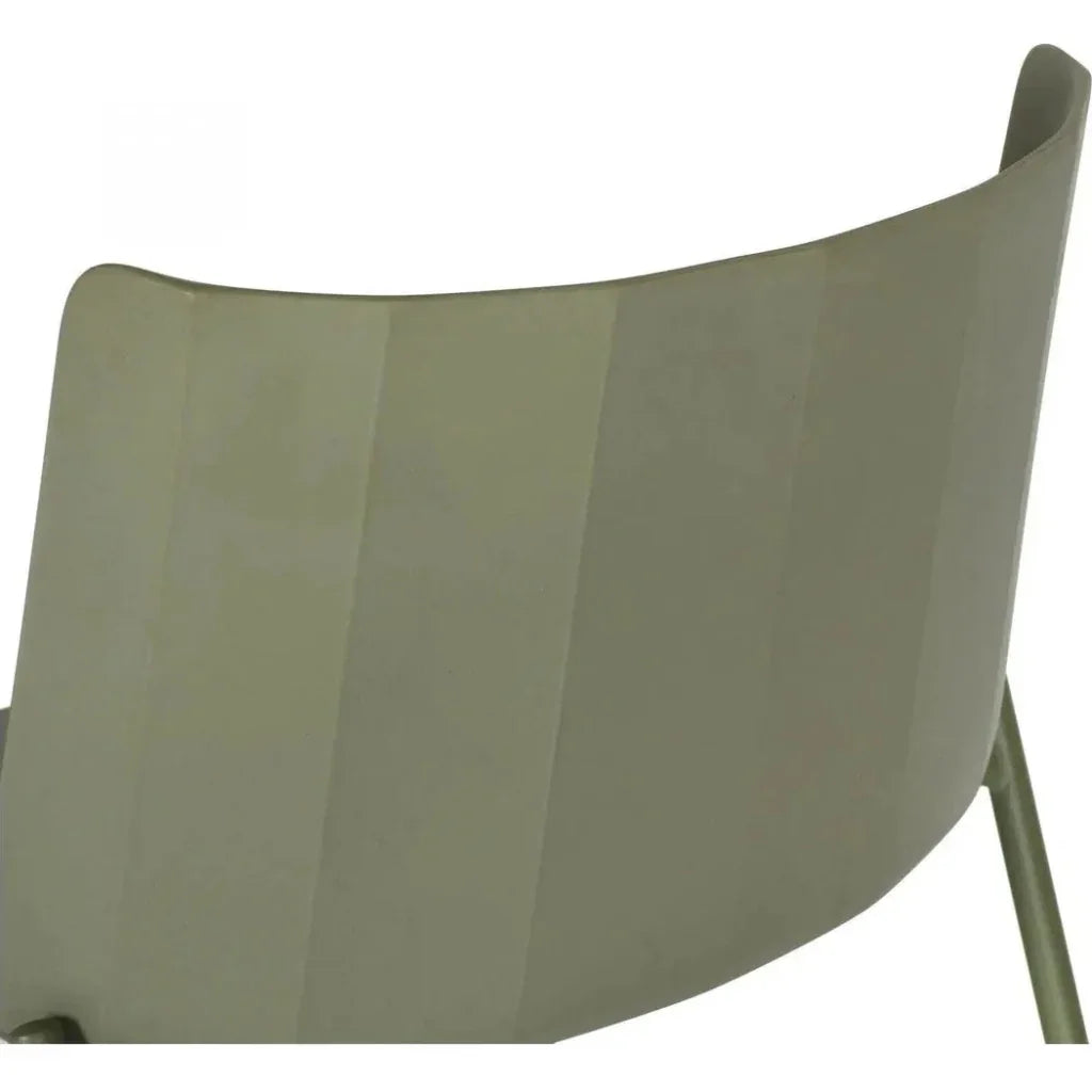 Commercial Grade Outdoor Green Dining Chair 2PC - LOOMLAN - Moe's Home - Outdoor Dining Chairs