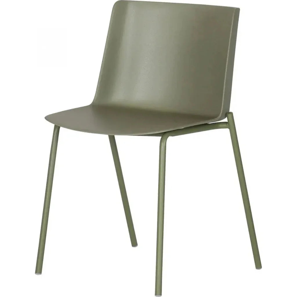 Commercial Grade Outdoor Green Dining Chair 2PC - LOOMLAN - Moe's Home - Outdoor Dining Chairs