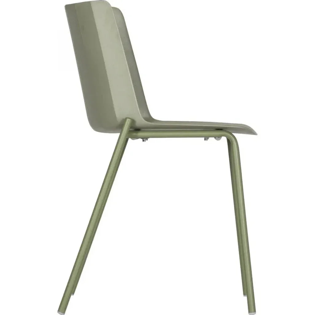 Commercial Grade Outdoor Green Dining Chair 2PC - LOOMLAN - Moe's Home - Outdoor Dining Chairs