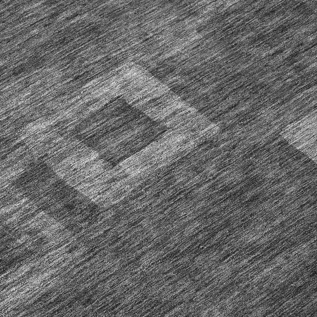 LOOMLAN Rugs Cora Black Washable Indoor-Outdoor Rug