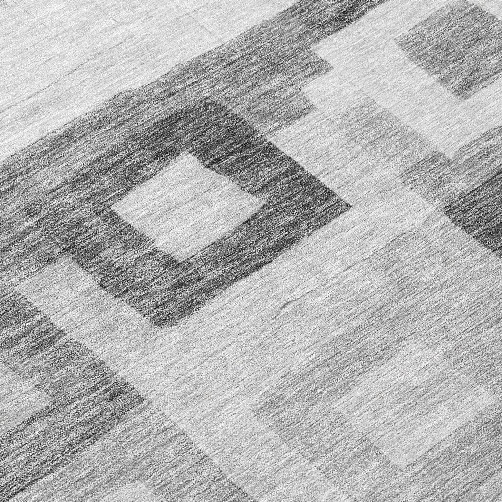 LOOMLAN Rugs Cora Gray Washable Indoor-Outdoor Rug