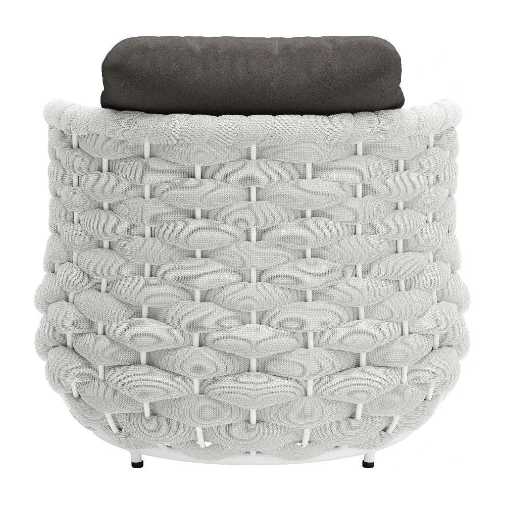 Coral Reef Accent Chair Gray - LOOMLAN - Zuo Modern - Outdoor Accent Chairs