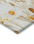 LOOMLAN Rugs Cordela Ivory Washable Indoor-Outdoor Rug