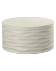 Corey Concrete Outdoor Round Coffee Table - LOOMLAN - SUNPAN - Outdoor Coffee Tables