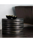 Corey Concrete Outdoor Round Coffee Table - LOOMLAN - SUNPAN - Outdoor Coffee Tables